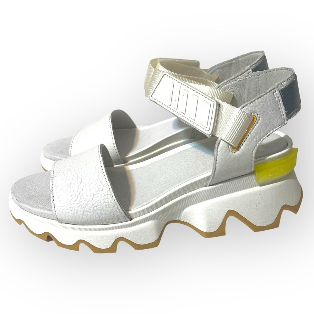 Sorel White Multicolor Wave Sandals - Picture 5 of 16
